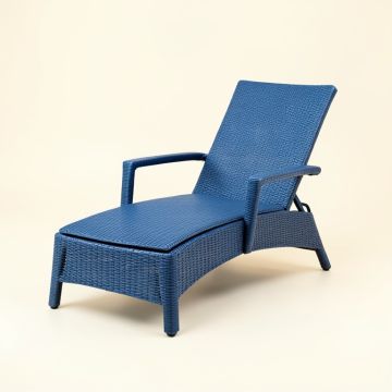 Willow Canyon Outdoor Lounge Chair - Blue (synthetic illustration; no displayed measurements)