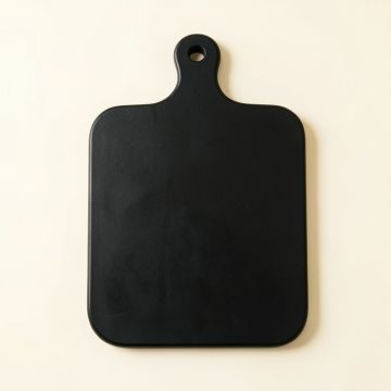Slate Arc Cutting Board - Black (synthetic illustration; no displayed measurements)
