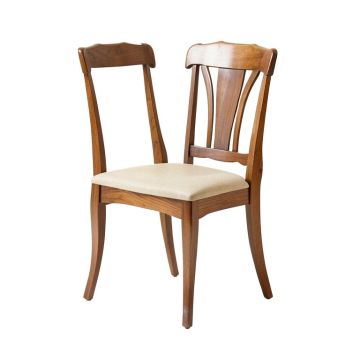 Shepshed Solid Wood Queen Anne Back Side Chair (synthetic illustration; no displayed measurements)