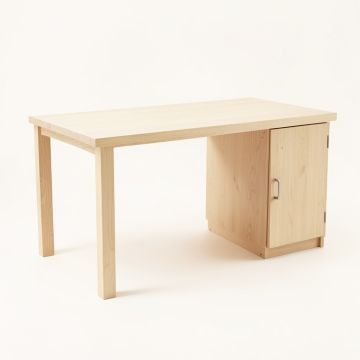 Pine Brook Empty Workshop Workbench - Beige (synthetic illustration; no displayed measurements)