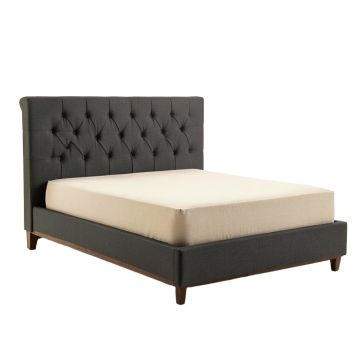 Antonio Upholstered Tufted Low Profile Standard Bed