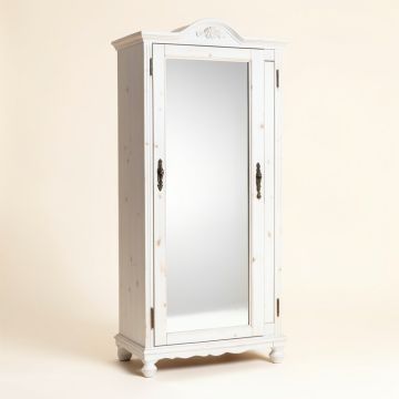 Etoy Over The Door Jewelry Armoire With Mirror (synthetic illustration; no displayed measurements)