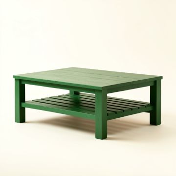 Alder Canyon Coffee Table - Green (synthetic illustration; no displayed measurements)