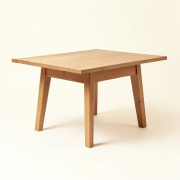 Iuturna Mango Solid Wood Dining Table (synthetic illustration; no displayed measurements)
