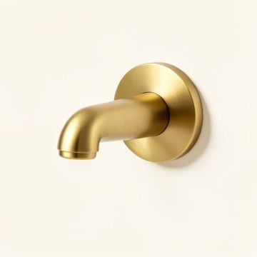 Solid Brass Wall Mounted Bathroom Faucet (synthetic illustration; no displayed measurements)