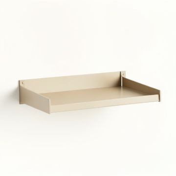 Ash Bridge Wall-Mounted Shelf - Beige (synthetic illustration; no displayed measurements)