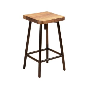 Santillanes Solid Wood Counter & Bar Stool