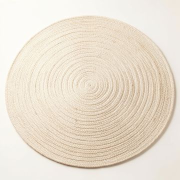 Dawn Canyon Round Area Rug - Cream (synthetic illustration; no displayed measurements)