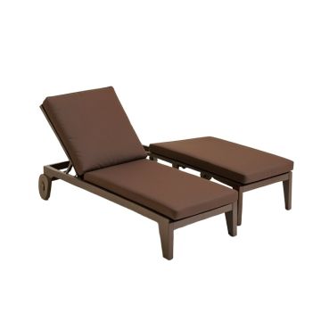 Raminez Sun Lounger Set With Cushion And Table