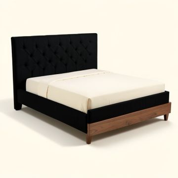 Reis Tufted Upholstered Low Profile Standard Bed (synthetic illustration; no displayed measurements)
