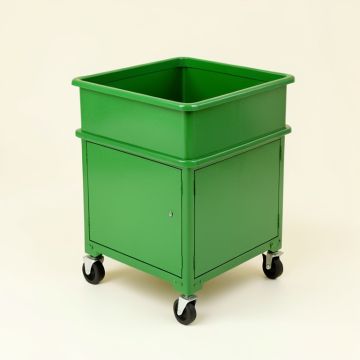 Juniper Crest Empty Rolling Workshop Cart - Green (synthetic illustration; no displayed measurements)