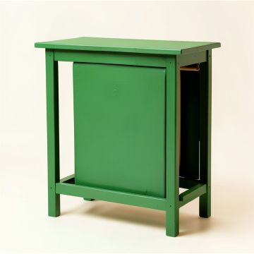 Sage Arc Freestanding Laundry Folding Counter - Green (synthetic illustration; no displayed measurements)