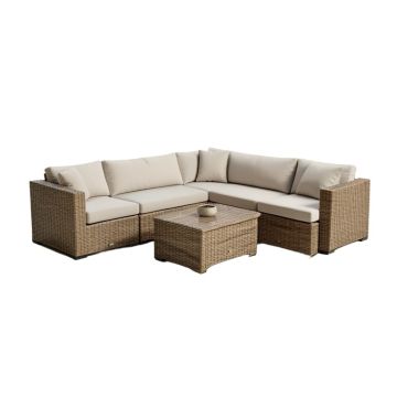 River Brook 10 Piece Outdoor Rattan Sectional Seating Group With Cushions