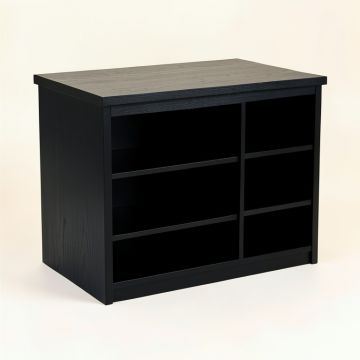 Olive Bridge Empty Countertop Canister Rack - Black (synthetic illustration; no displayed measurements)