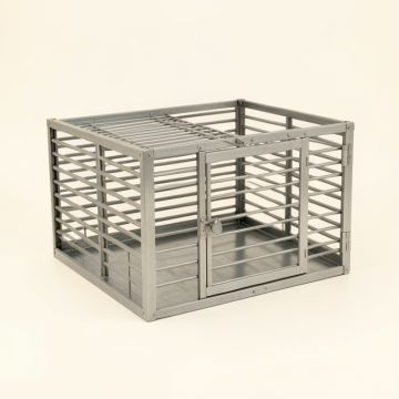 Stone Canyon Empty Furniture-Style Pet Crate - Gray (synthetic illustration; no displayed measurements)