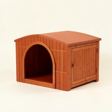 Moss Arc Empty Furniture-Style Litter Enclosure (synthetic illustration; no displayed measurements)