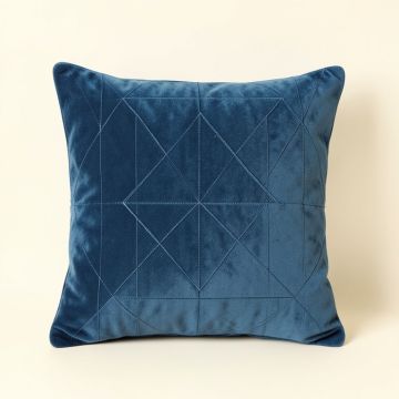 Moss Arc Filled Accent Pillow - Blue (synthetic illustration; no displayed measurements)