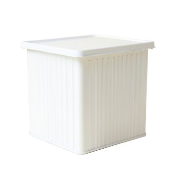 Glen Branch Closed Outdoor Storage Box - White