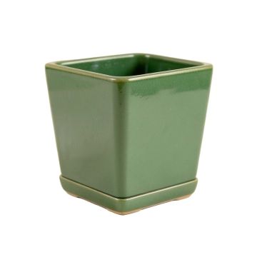 Pine Bend Empty Planter - Green