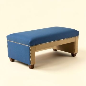 Haysi Upholstered Bench With Nailhead Trim (synthetic illustration; no displayed measurements)