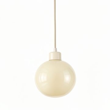 Stone Brook Pendant Light Suspended From One Plain Cable - Cream (synthetic illustration; no displayed measurements)
