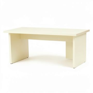 Linden Bend Desktop Monitor Riser - Ivory (synthetic illustration; no displayed measurements)