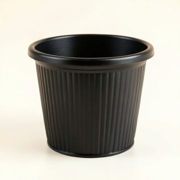 Dune Bend Empty Planter - Black (synthetic illustration; no displayed measurements)