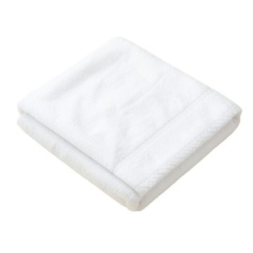 Field Falls Bath Towel - White