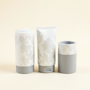 Mirror Damask 4-Piece Bathroom Accessory Set (synthetic illustration; no displayed measurements)