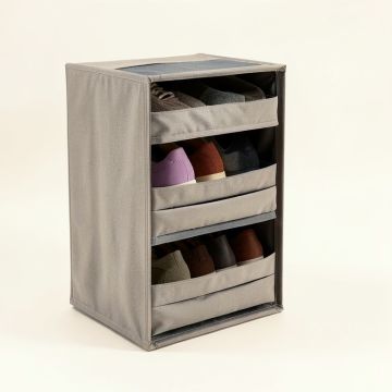 Closet Organizer 27 Pair Shoe Storage Cabinet (synthetic illustration; no displayed measurements)