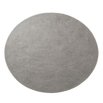 Cove Bend Round Area Rug - Gray