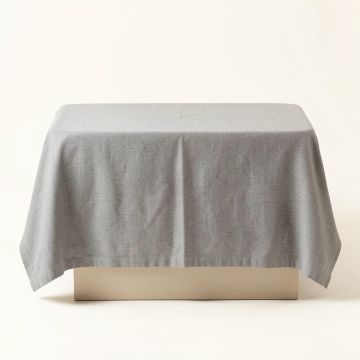 Cedar Branch Flat Bed Sheet - Gray (synthetic illustration; no displayed measurements)