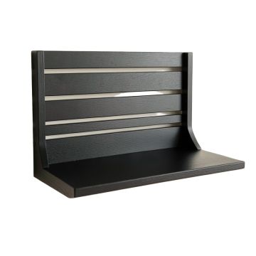 Oak Arc Wall-Mounted Entryway Organizer Shelf