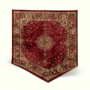 Christopherso Power Loom Red/Brown Rug (synthetic illustration; no displayed measurements)