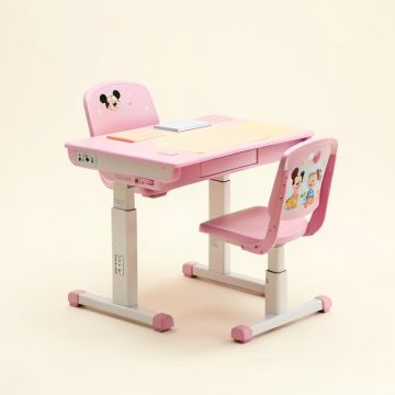 Mickey Kids Study Desk And Chair Set (synthetic illustration; no displayed measurements)
