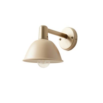 Birch Bluff Wall Sconce Mounted On A Plain Wall - Beige