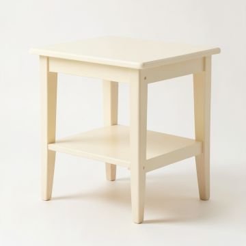 Lake Falls Side Table - Cream (synthetic illustration; no displayed measurements)