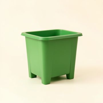 Linden Canyon Empty Raised Planter - Green (synthetic illustration; no displayed measurements)