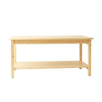 Pine Branch Empty Workshop Workbench - Ivory