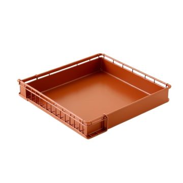Summit Dale Empty Under-Desk Cable Tray - Terracotta