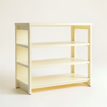 Sage Falls Desktop Shelving Unit - Ivory (synthetic illustration; no displayed measurements)