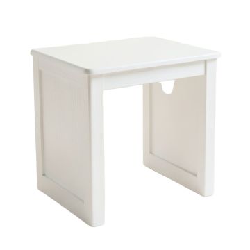 Cedar Brook Side Table - White