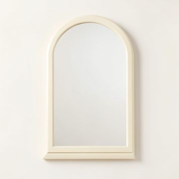 Laurel Branch Framed Wall Mirror - Ivory (synthetic illustration; no displayed measurements)