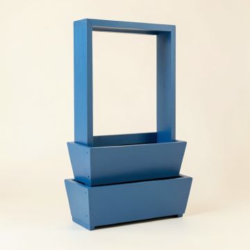 Juniper Brook Empty Vertical Garden Frame - Blue (synthetic illustration; no displayed measurements)