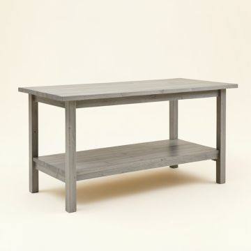Lake Edge Empty Workshop Workbench - Gray (synthetic illustration; no displayed measurements)