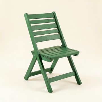 Cliff Bridge Folding Outdoor Chair - Green (synthetic illustration; no displayed measurements)