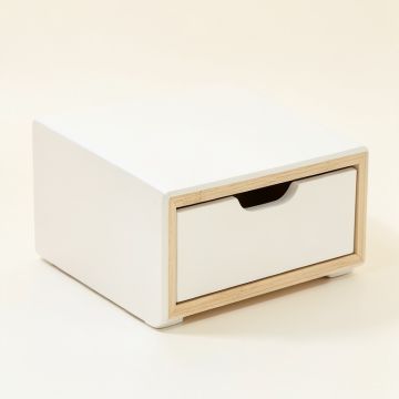 Wren Edge Under-Desk Drawer Unit - White (synthetic illustration; no displayed measurements)