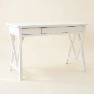 Ash Bluff Writing Desk - White (synthetic illustration; no displayed measurements)