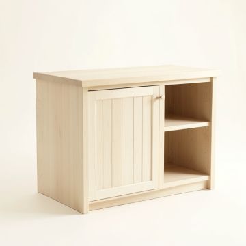 Fern Dell Freestanding Laundry Folding Counter - Ivory (synthetic illustration; no displayed measurements)