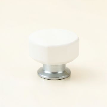 Hazel Bluff Cabinet Knob Without Packaging - White (synthetic illustration; no displayed measurements)